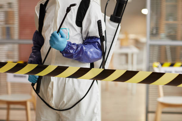 Professional Biohazard technician working in Albany, WI